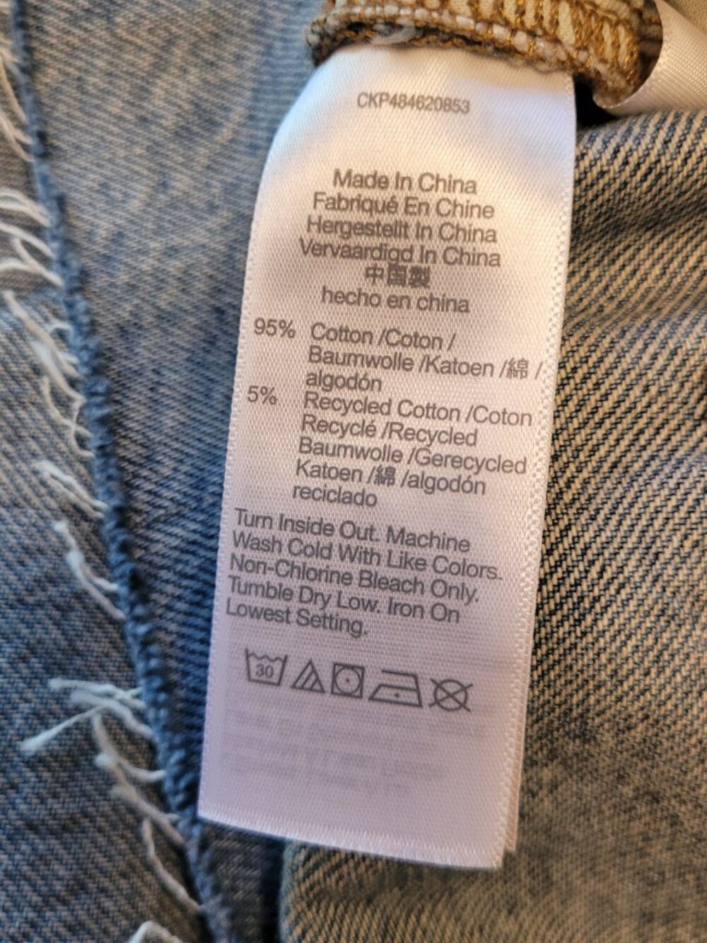 Madewell Crossover Waist Denim Mini Skirt - Picture 6 of 8
